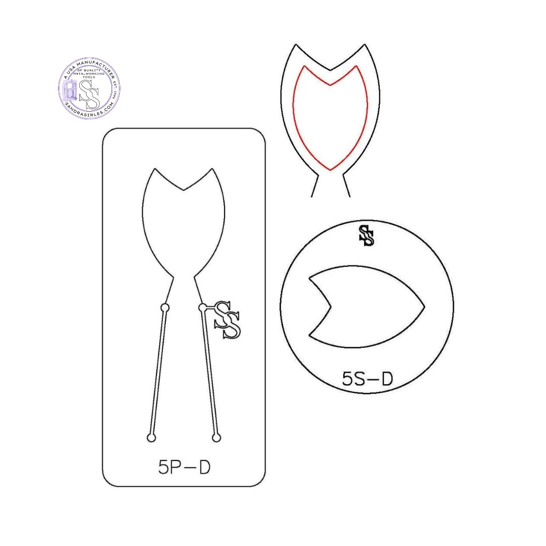 S&P DUOS: SILHOUETTE & PANCAKE DIE DUO: 5S-D, 5P-D DESIGN 1